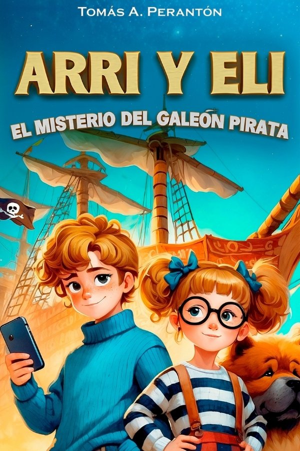 Portada de Arri y Eli – El misterio del galeón pirata