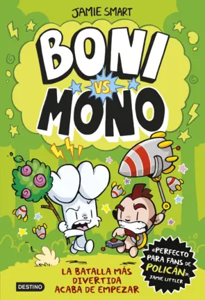 Portada de Boni vs. Mono, de Jamie Smart