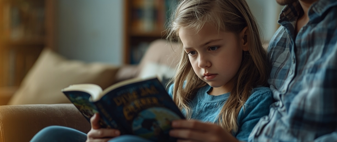 Niño perdido ante un libro abierto, para ilustrar que a veces el aburrimiento lector es falta de comprensión.
