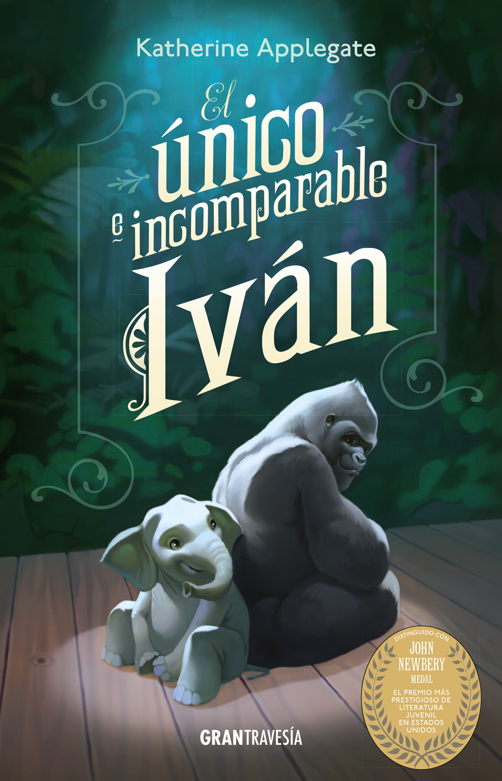 Portada de El único e incomparable Iván, de Katherine Applegate