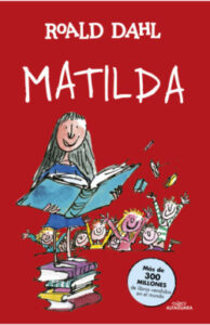Portada de Matilda, de Roald Dahl y Quentin Blake