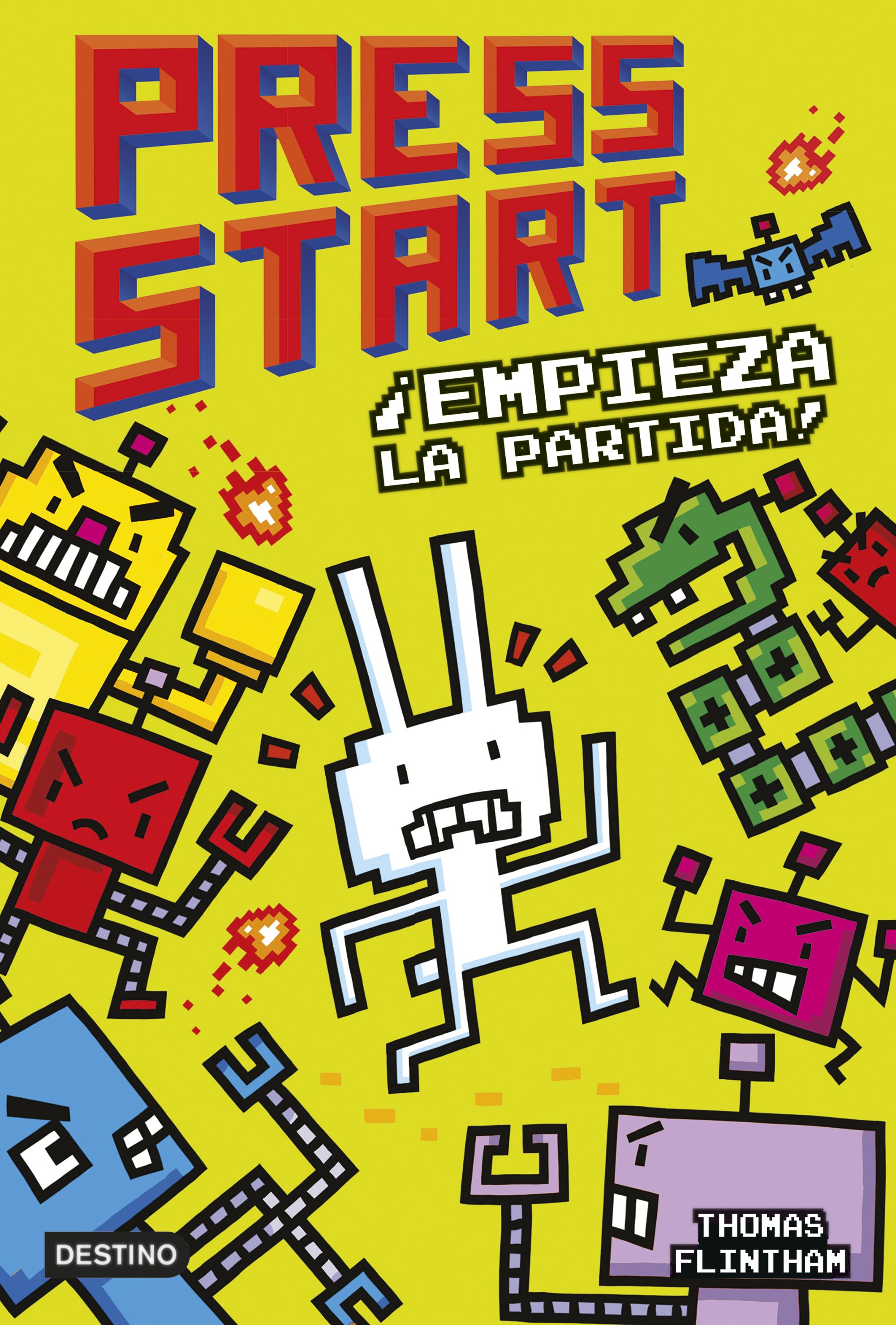 Portada de Press Start 1. ¡Empieza la partida!, de Thomas Flintham