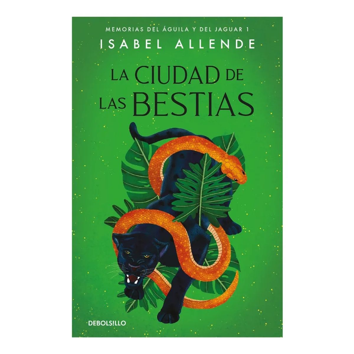 Cubierta de La ciudad de las bestias, de Isabel Allende, Debolsillo