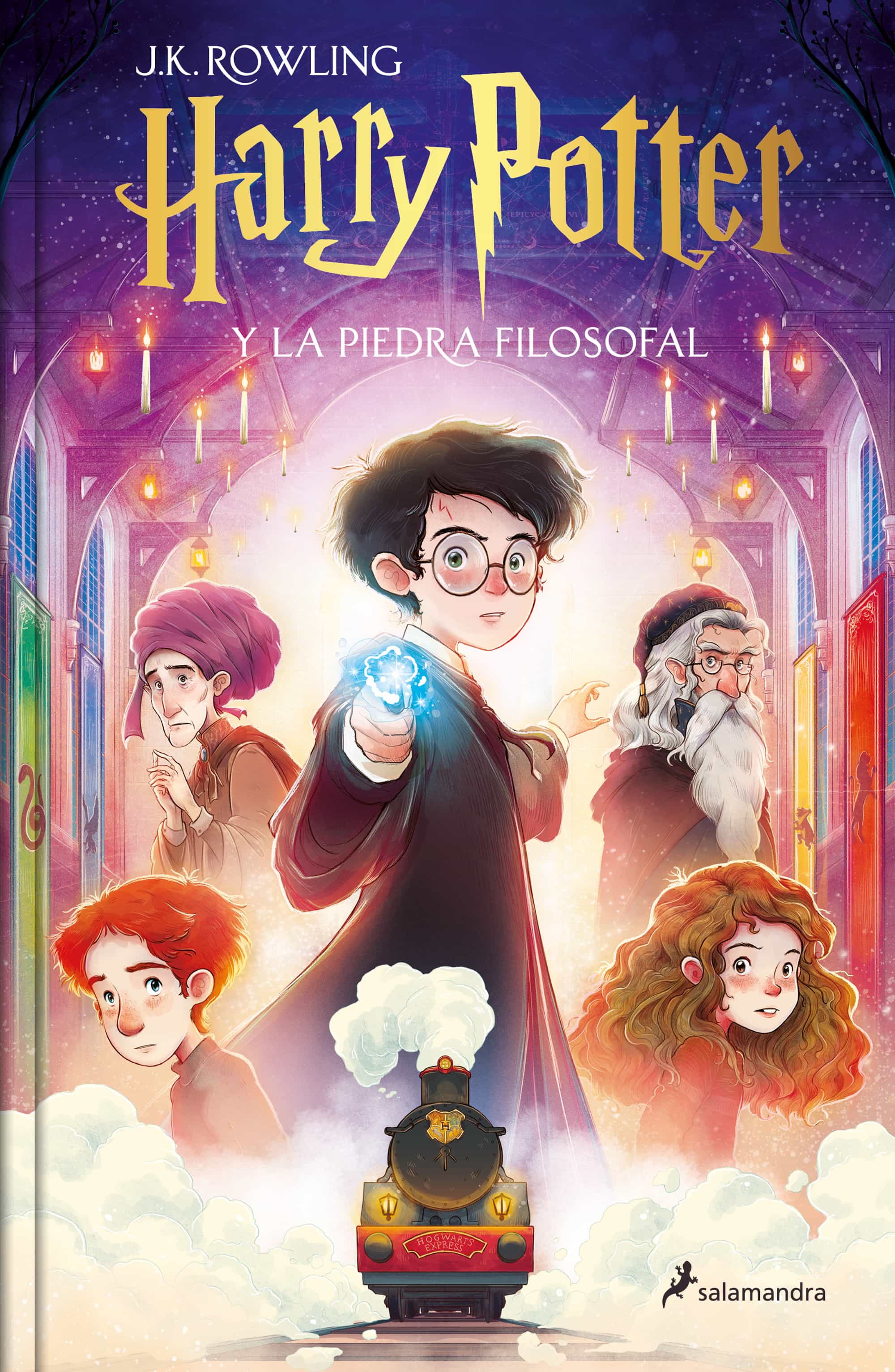Portada de Harry Potter y la piedra filosofal, de J. K. Rowling