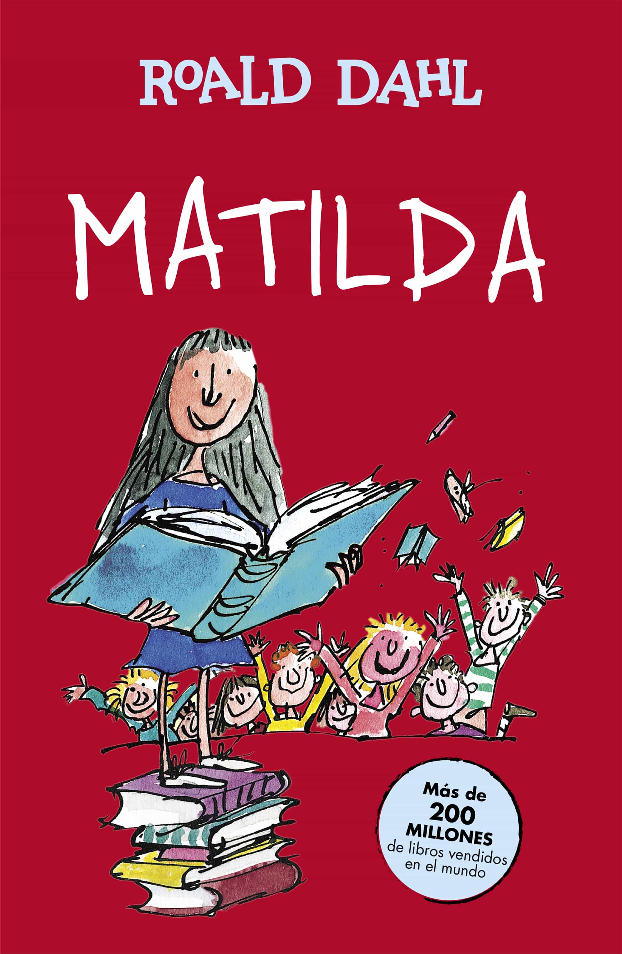 Portada de Matilda, de Roald Dahl